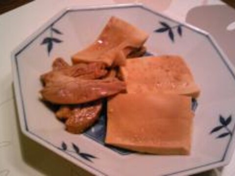 テンメンジャンで！高野豆腐の豚ﾊﾞﾗはさみ煮